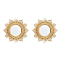 Pikkukuva 4 / 5: 1/2/3/5 Nordic Wall Mirror Gold Frame Pienet peilit käytävälle - spot-myynti Type A 2PCS