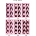 Pikkukuva 7 / 10: 10 Pairs Lashes DD Curl Russian Volume Mink Hair tekoripset - varastossa