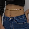 Pikkukuva 5 / 6: Waist Beads Slimming Stretch XL Strap and Charm - spot-ale