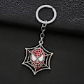 Miniatyrbild 6 av 8: Spider-Man Zinklegering Roterbar Nyckelring Skolväska Ryggsäck Orn - high quality C