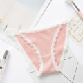 Miniatyrbild 4 av 5: Sex Thong Sport Bekväma trosor String Damunderkläder Enkel - spot försäljning Pink L