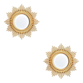 Pikkukuva 2 / 5: 1/2/3/5 Nordic Wall Mirror Gold Frame Pienet peilit käytävälle - spot-myynti Type A 2PCS