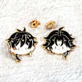 Pikkukuva 3 / 5: Genshin Impact Metal Badge paksuntava rintaneula figuurin pinssit cosplay - varastossa A