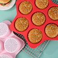 Miniatyrbild 8 av 10: 7 Cavity Hamburger Bull form - high quality