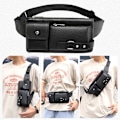 Miniatyrbild 10 av 10: äder midjeväska Fanny Pack BROWN - on stock Brown L