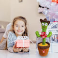 Miniatyrbild 9 av 9: Sjunger Dans Repeterande Talking Cactus Toy - on stock 2