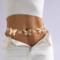 Pikkukuva 6 / 10: Butterfly Waist Chain Body Jewelry GOLD - spot-ale gold