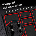 Miniatyrbild 5 av 7: Bil Dashboard Anti Slip Mat Pad Gps Mobiltelefon Hållare Stand - stock red