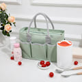 Pikkukuva 8 / 10: Eristetty lämpöpussi Cooler Bag Lounaskassi TUMMAVIHREÄ - spot-myynti dark green