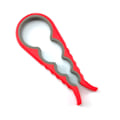 Pikkukuva 2 / 4: 4-in-1 Grip Multi Opener liikkuvuus Liukumaton kumipullo kiinteä - varastossa Red