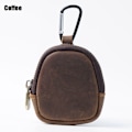 Miniatyrbild 1 av 10: Läder Running Pouch Hörlursväska KAFFE - high quality Coffee