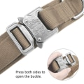 Miniatyrbild 3 av 7: Hundhalsband Militärt mjukt handtag koppel Set Dog - high quality camouflage XL