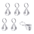 Pikkukuva 1 / 10: 925 Sterling riipus kaulakoru lukko SILVER CLOSED - spot-ale Silver Closed Loop-Closed Loop