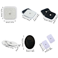 Pikkukuva 2 / 10: Elektrodityynyt Hierontatyynyt MUSTA 4CM X 3CM - spot-myynti Black 4cm x 3cm