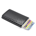 Miniatyrbild 4 av 5: Carbon - Nfc Protection Läder Plånbok Korthållare 6st Kort - spot försäljning