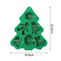Pikkukuva 2 / 10: 2 kpl Christmas Shape Snowflake - laadukas