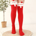 Miniatyrbild 1 av 10: Coral Feece Sock Modeling Knästrumpor STYLE 1 - on stock Style 1
