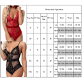 Miniatyrbild 3 av 3: Body Dam Sexiga Underkläder Spets Genomskinlig Klänning Sovkläder - on stock red XL