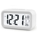 Miniatyrbild 2 av 4: Batteri LED Display Digital Smart Alarm Clock Snooze Temperatur - stock white