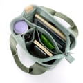 Miniatyrbild 4 av 10: Kanvas tygväska Multi-Pocket KHAKI - high quality Khaki