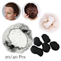 Pikkukuva 5 / 10: 20/40 kpl Näkymättömät hiusverkot Fine mesh - spot ale dark brown 40 Pcs