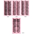 Pikkukuva 4 / 10: 10 Pairs Lashes DD Curl Russian Volume Mink Hair tekoripset - spot-ale