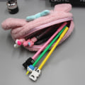 Pikkukuva 7 / 7: e Kynäkotelo Kawaii Pen Pouch Box Large Capacity Pehmo - varastossa A