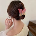 Pikkukuva 7 / 10: Naisten Hair Claw Butterfly -hiusneula KELTAINEN - spot-myynti yellow