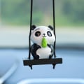 Pikkukuva 1 / 9: Panda Car Interior Ornament -auton taustapeiliriipus - spot-myynti A