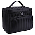 Miniatyrbild 2 av 4: Vikbar resesminkförvaringsväska Vattentät Stripe Organizer - high quality black