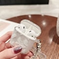 Pikkukuva 5 / 7: Suloinen Airpod pro läpinäkyvä kotelo avaimenperällä - varastossa