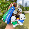 Miniatyrbild 3 av 8: Kawaii Sanrio Nyckelring e Cartoon Pochacco Doll Pendant Bilnyckel - stock Green
