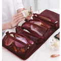 Miniatyrbild 8 av 10: Vikbar sminkväska Mesh Pouch ROSA - on stock Pink
