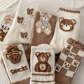 Pikkukuva 4 / 5: Harajuku-tyylinen sarjakuva luovat raidalliset karhusukat Kawaii - varastossa A3