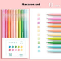 Pikkukuva 3 / 8: 10 kpl Highlighter Pen Set Hand Account Värikynämerkit - korkealaatuisia