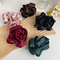 Pikkukuva 8 / 10: 2 kpl Elastiset hiusnauhat Oversized Scrunchies - varastossa 3