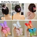 Pikkukuva 6 / 10: Naisten Hair Claw Butterfly -hiusneula KELTAINEN - spot-myynti yellow