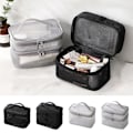 Pikkukuva 3 / 10: Meikkipussi Travel Cosmetic laukku BLACK DOUBLE LAYER - varastossa black double layer-double layer