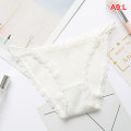 Miniatyrbild 1 av 5: Sex Thong Sport Bekväma trosor String Damunderkläder Enkel - high quality White L