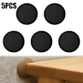 Miniatyrbild 1 av 5: 5 x Väggskydd Gummistopp Dörrhandtag Propp Självhäftande - spot försäljning black