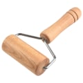 Pikkukuva 2 / 2: Puinen kaulin taikinan ja leivonnaisten leivontaan Pizzarulla kahvalla Tarttumaton Keittiötarvikkeet Kaksoispää - spot ale Wooden Single Head