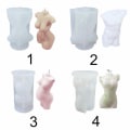Miniatyrbild 5 av 8: 3D DIY Body Candle Mould Silikonform Form - stock #3 Small waist