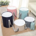 Miniatyrbild 10 av 11: Multifunktion Bärbar Bucket Foot Soak WashFoot Badväska - on stock navyblue 31X38cm