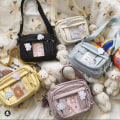 Miniatyrbild 6 av 10: Kawaii Väska JK Transparent Väska GUL - high quality yellow