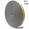 Miniatyrbild 1 av 10: 5 / 10m Tätningslist Fönster Dörr Utdragsslutare GRÅ 5M P - on stock Grey 5m-P