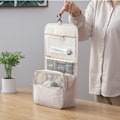 Pikkukuva 6 / 10: Kosmetiikkalaukku Toalettilaukku BEIGE - korkealaatuinen beige