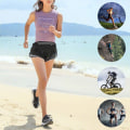 Pikkukuva 4 / 5: Ohut juoksuvyö Fanny Pack, Fitness Workout Training Bag - spot-myynti Black