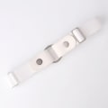 Miniatyrbild 1 av 10: Spännefritt Invisible Bälte Läder Midjeband VIT - high quality white