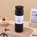 Miniatyrbild 1 av 10: Isolerad vattenflaska Bilvakuumflaskor 480MLSVART SVART 480ML - spot sales 480MLBlack