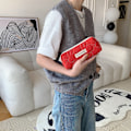 Pikkukuva 8 / 10: Meikkikäsilaukut Säilytyslaukku RED LARGE - varastossa red large